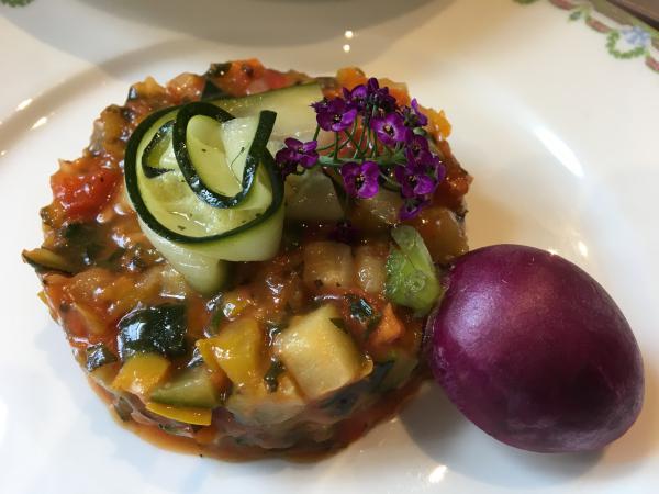 Seasonal vegetable's tartar